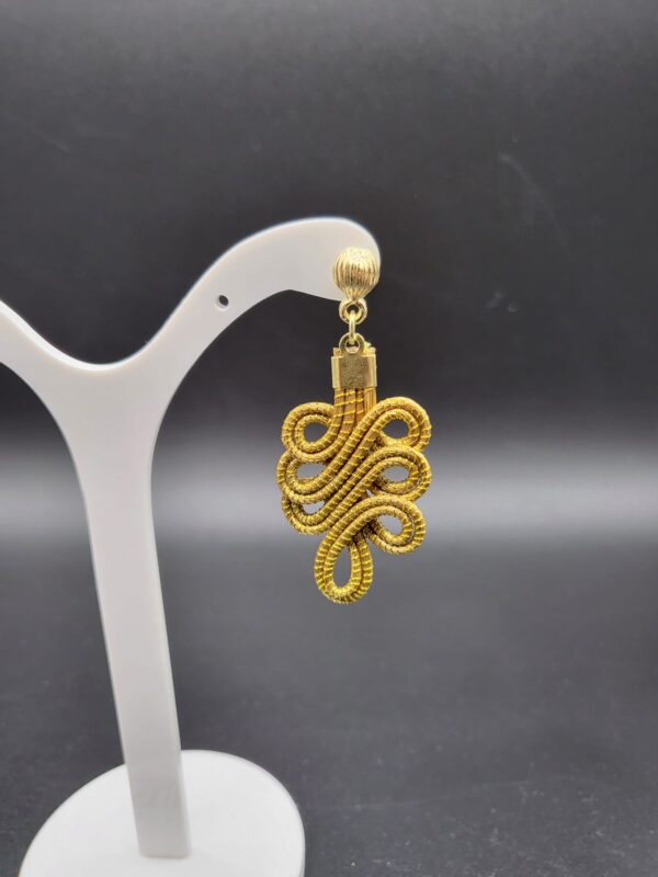 Orecchini in Capim Dourado Aurea - immagine 2