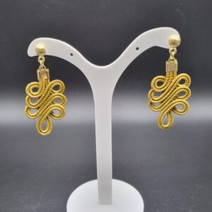 Orecchini in Capim Dourado Aurea