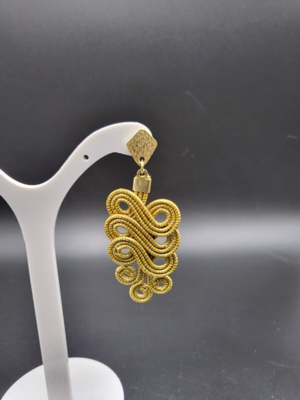 Orecchini in capim dourado Teresa - immagine 2
