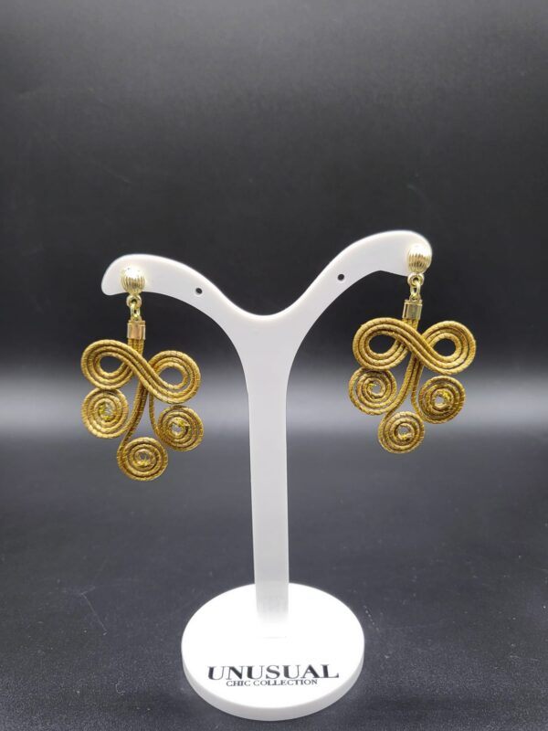 Orecchini in capim dourado Susana