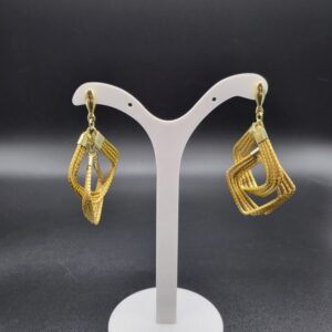 Orecchini in Capim Dourado Kubik