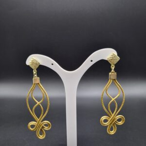 Orecchini in Capim Dourado Fiore