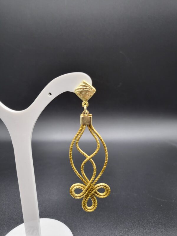 Orecchini in Capim Dourado Fiore - immagine 2