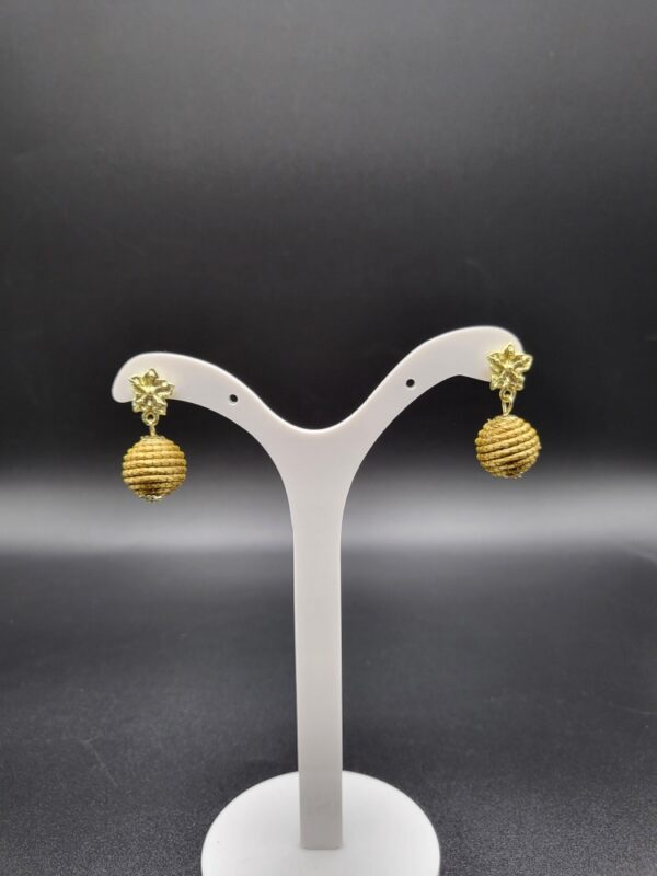 Orecchini in Capim Dourado Bolinha