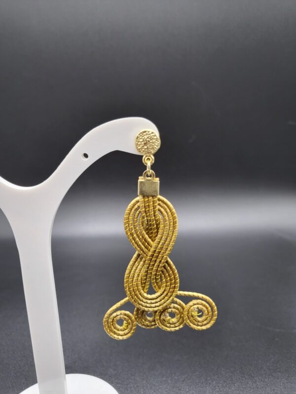 Orecchini in Capim Dourado Polvo - immagine 2