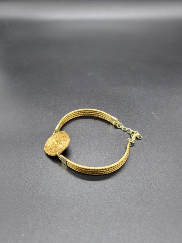 Bracciale in Capim Dourado Mandala - immagine 2