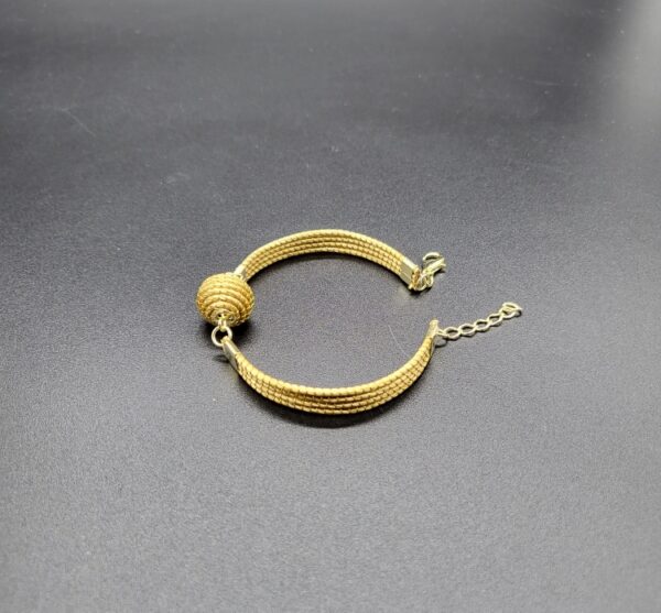 Bracciale in Capim Dourado Bolinha - immagine 2