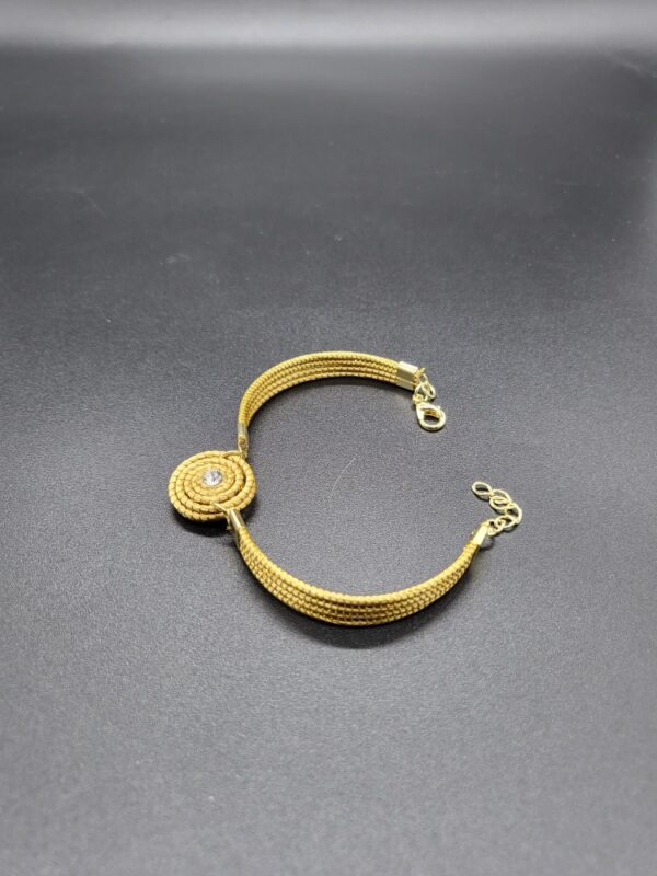Bracciale in Capim Dourado Occhio - immagine 2