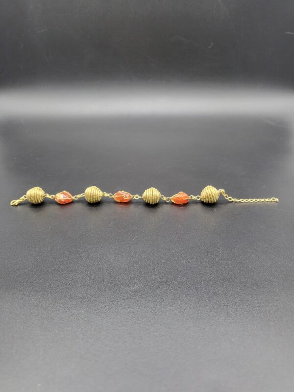 Bracciale in capim Dourado e Corniola - immagine 3