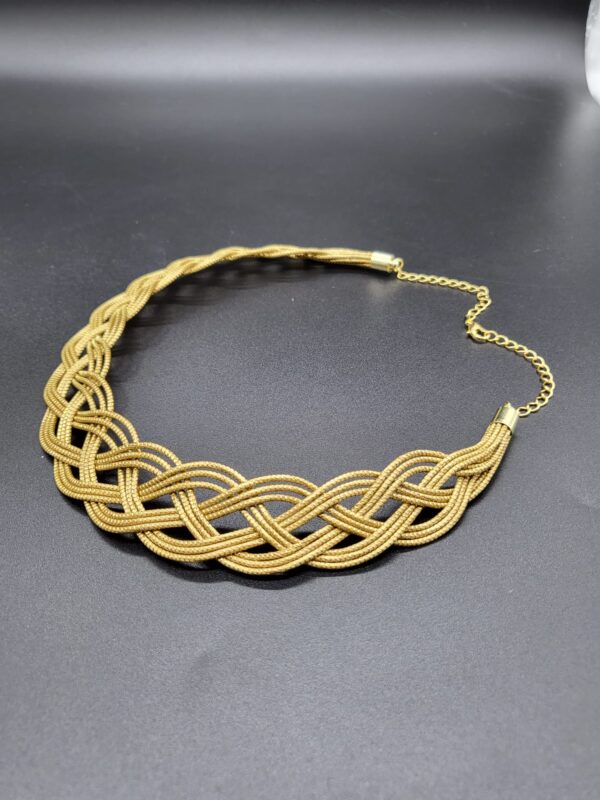 Girocollo Capim Dourado intrecciato O - immagine 2