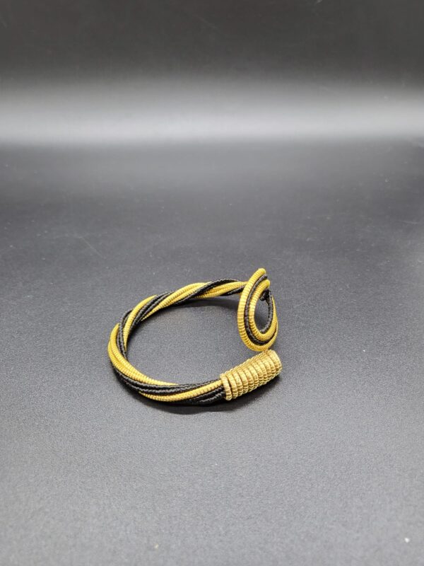 Bracciale in Capim Dourado Naike noir - immagine 2