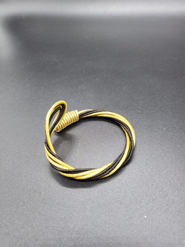 Bracciale in Capim Dourado Naike noir - immagine 3