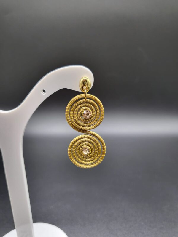 Orecchini in capim dourado Lora - immagine 2