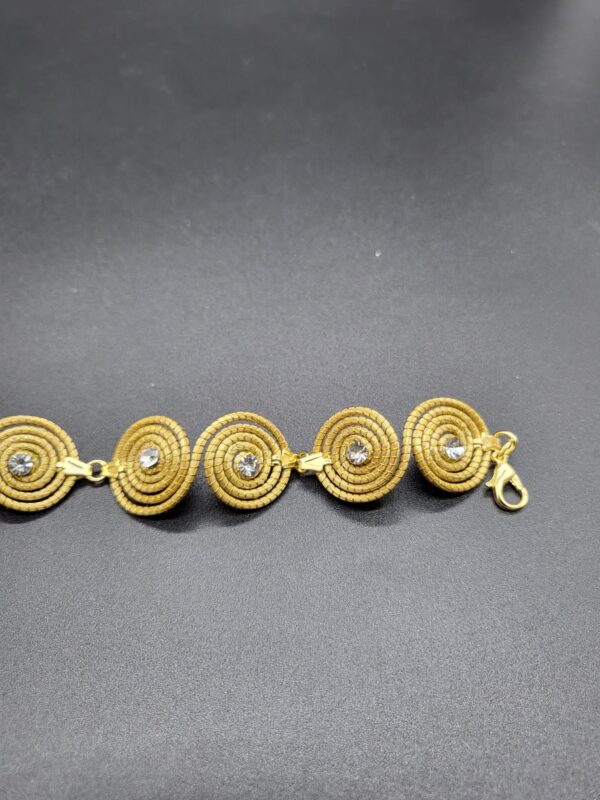 Bracciale in Capim Dourado S bianco - immagine 3