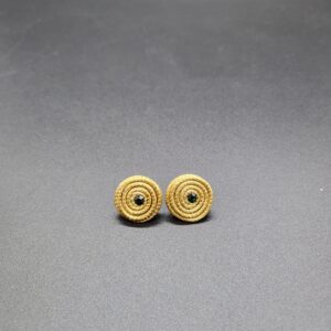 Orecchini in capim dourado Pola verde