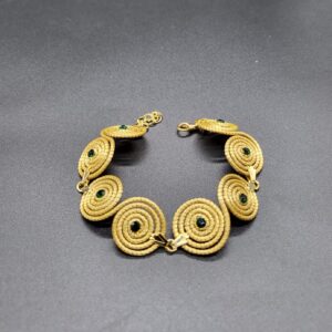 Bracciale in Capim Dourado S verde