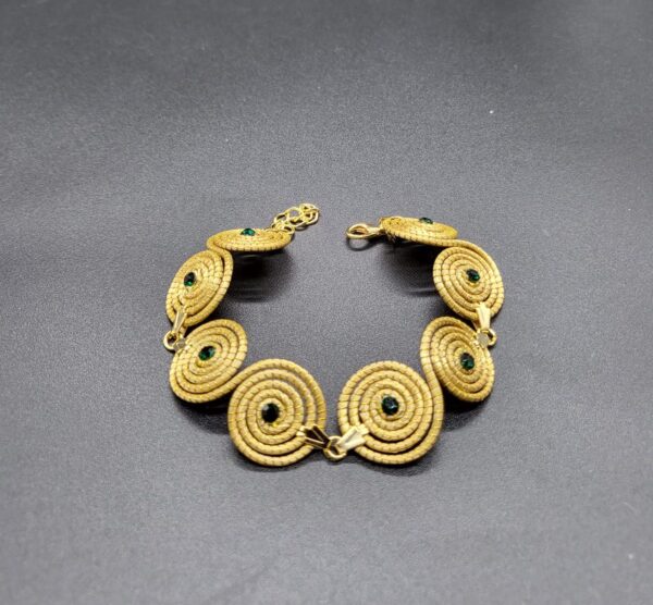 Bracciale in Capim Dourado S verde