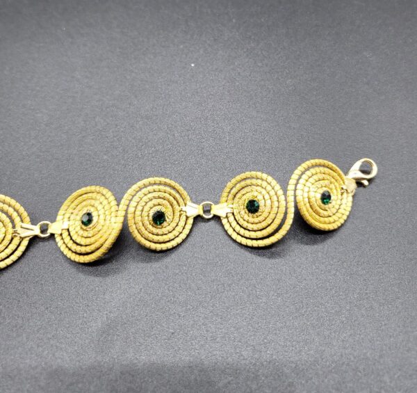 Bracciale in Capim Dourado S verde - immagine 3
