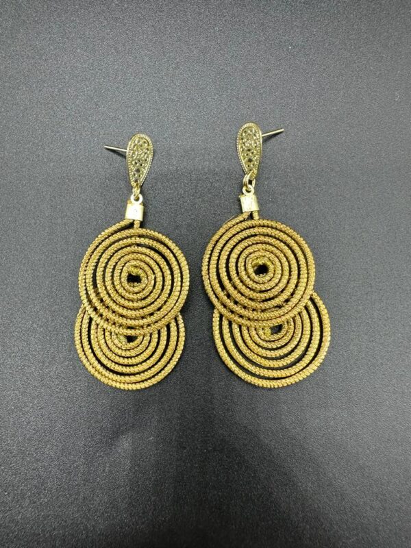 Orecchini in Capim Dourado Cruz - immagine 3